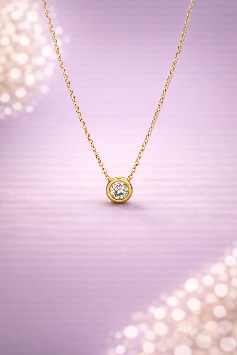Kerasus 01 – 14K Gold Diamond Necklace