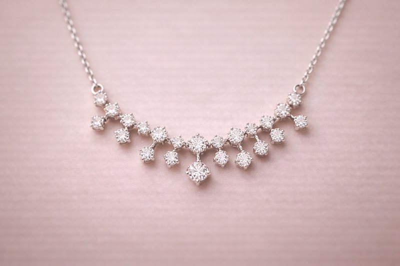 14K Gold Diamond Necklace