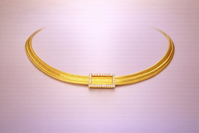Kerasus 02 Heritage Trabzon Braided Gold Necklace
